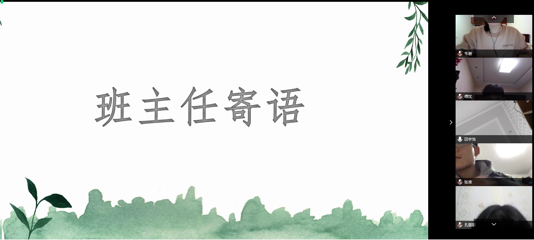 2019級召開兼職班主任疫期交流分享暨成績分析線上班會